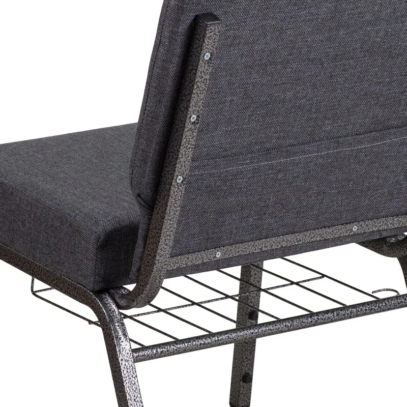 21"W Church/Reception Guest Chair with Communion Cup Book Rack