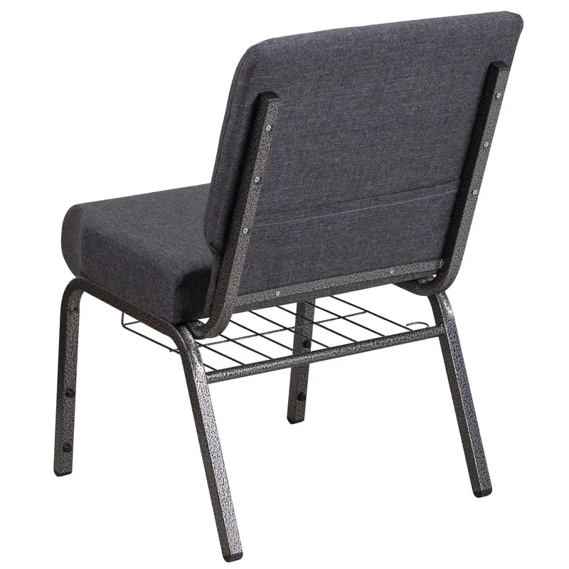 21"W Church/Reception Guest Chair with Communion Cup Book Rack
