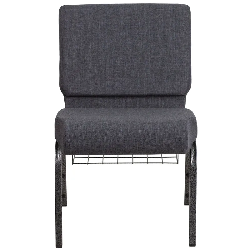 21"W Church/Reception Guest Chair with Communion Cup Book Rack