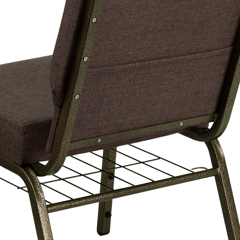 21"W Church/Reception Guest Chair with Communion Cup Book Rack