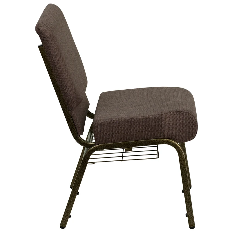 21"W Church/Reception Guest Chair with Communion Cup Book Rack