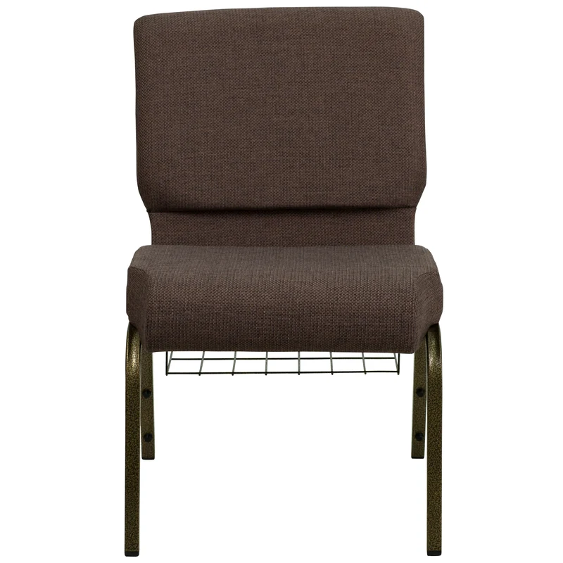 21"W Church/Reception Guest Chair with Communion Cup Book Rack