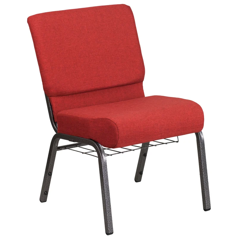 21"W Church/Reception Guest Chair with Communion Cup Book Rack