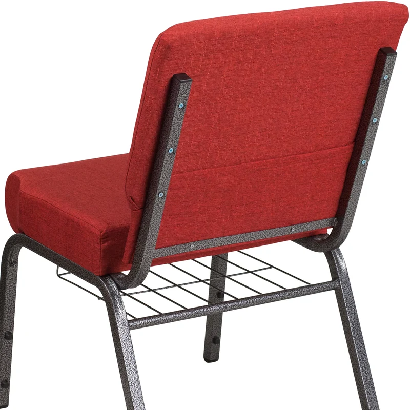 21"W Church/Reception Guest Chair with Communion Cup Book Rack