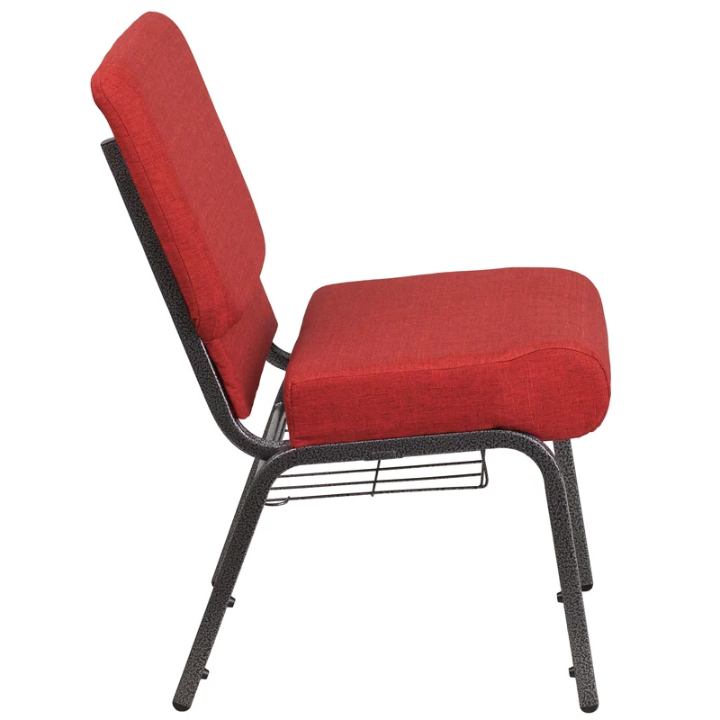 21"W Church/Reception Guest Chair with Communion Cup Book Rack
