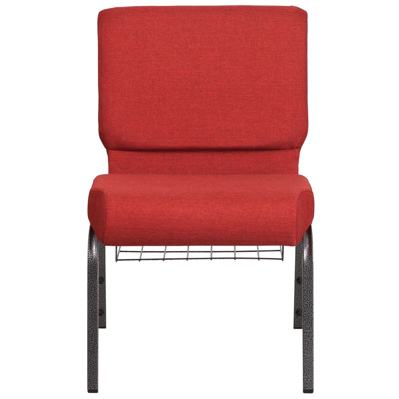 21"W Church/Reception Guest Chair with Communion Cup Book Rack