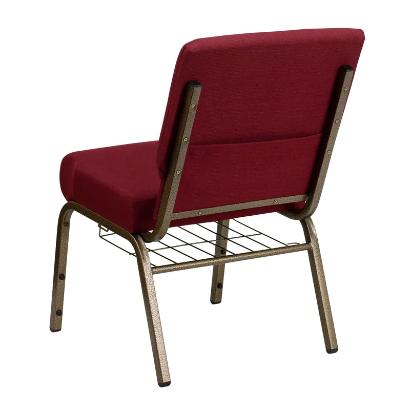 21"W Church/Reception Guest Chair with Communion Cup Book Rack
