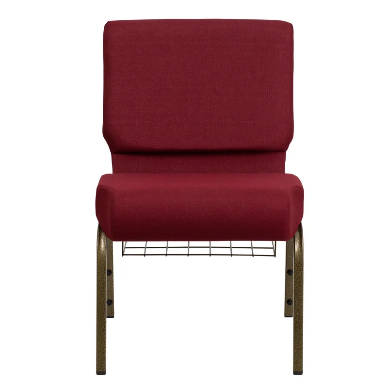 21"W Church/Reception Guest Chair with Communion Cup Book Rack