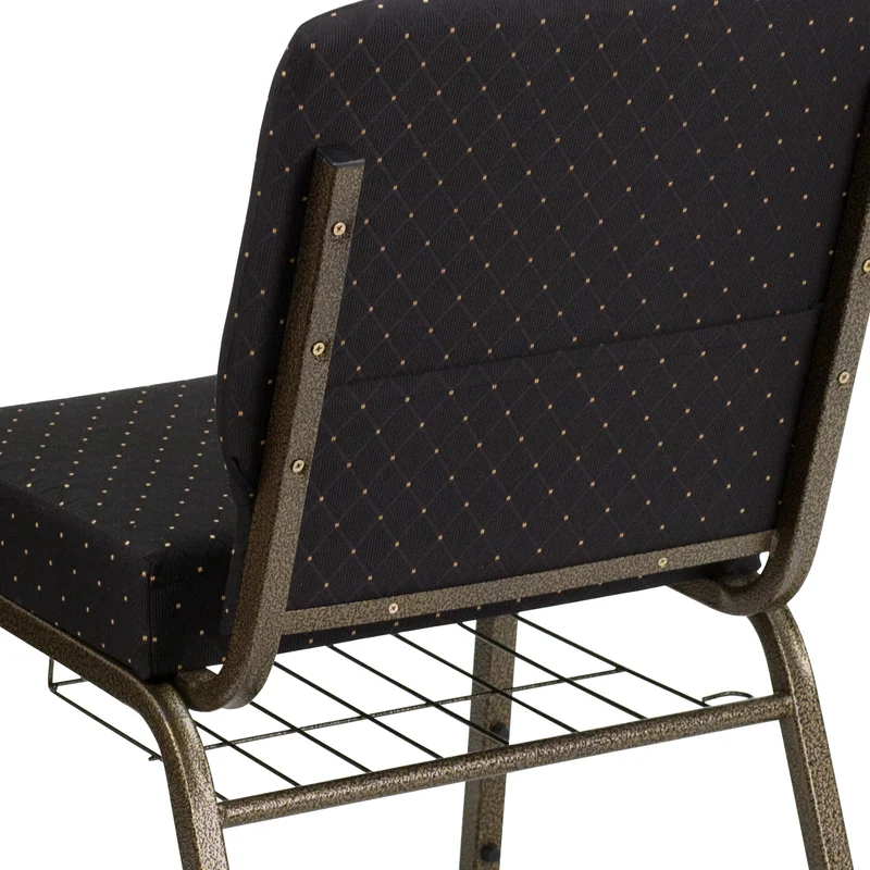 21"W Church/Reception Guest Chair with Communion Cup Book Rack