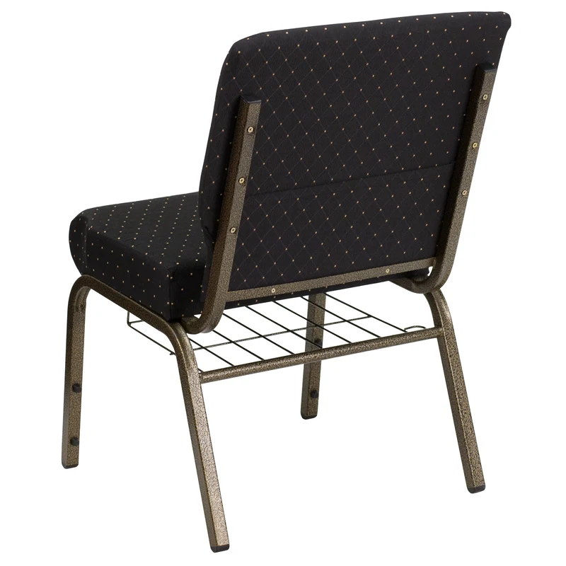 21"W Church/Reception Guest Chair with Communion Cup Book Rack
