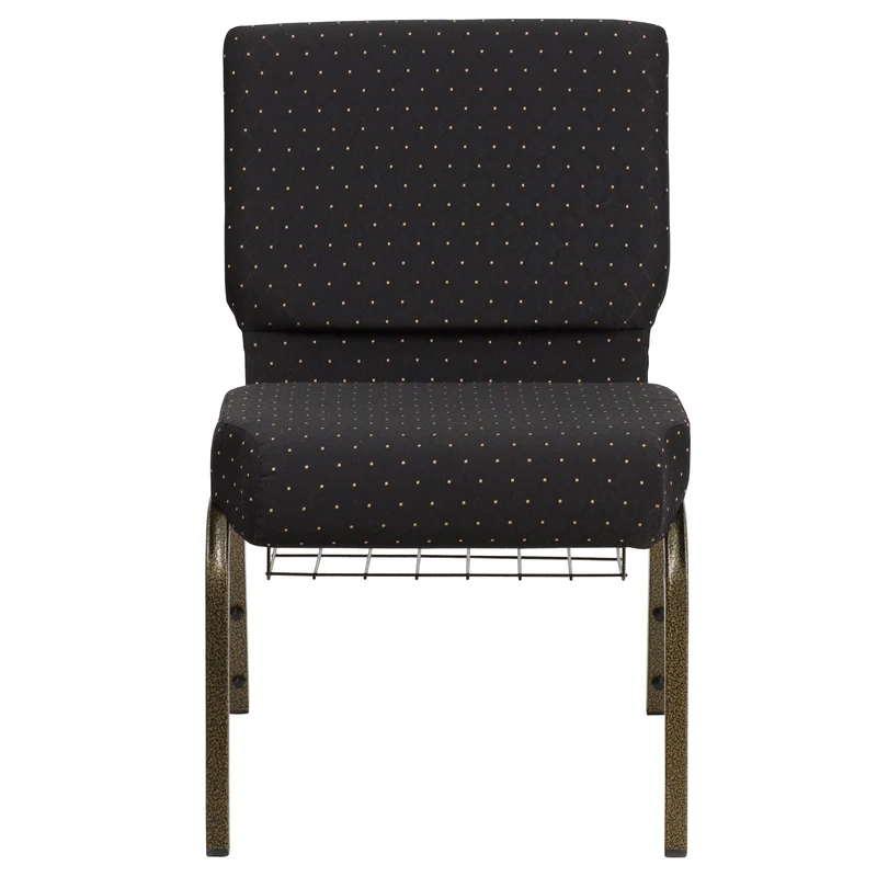 21"W Church/Reception Guest Chair with Communion Cup Book Rack