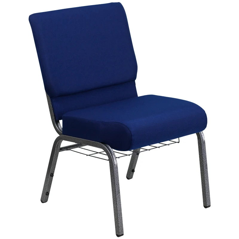 21"W Church/Reception Guest Chair with Communion Cup Book Rack
