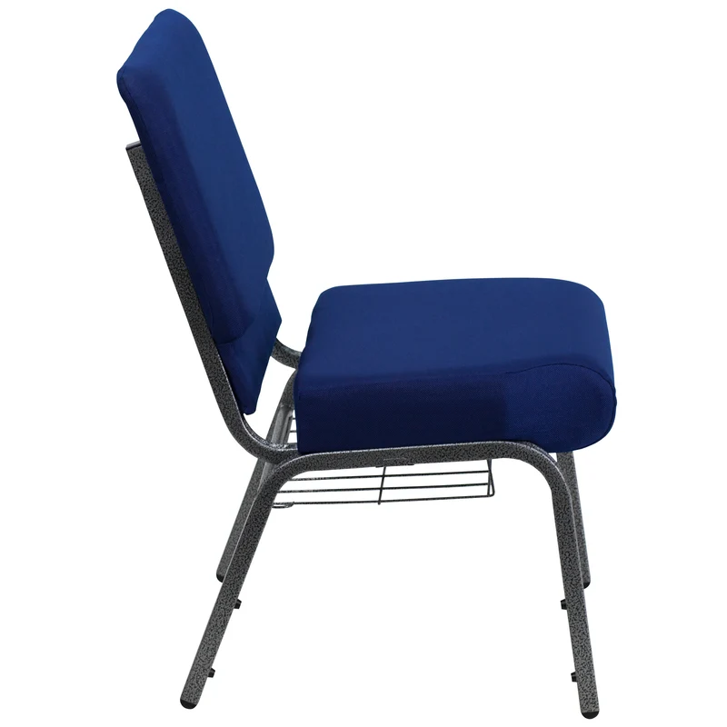 21"W Church/Reception Guest Chair with Communion Cup Book Rack