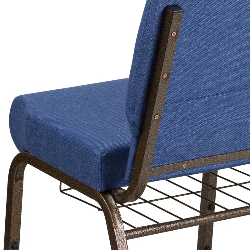 21"W Church/Reception Guest Chair with Communion Cup Book Rack