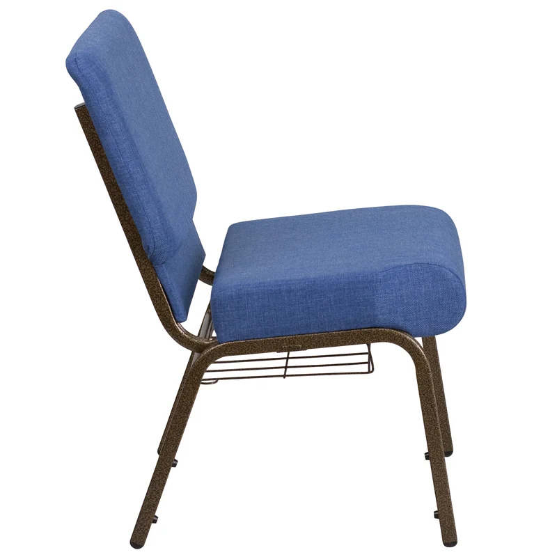 21"W Church/Reception Guest Chair with Communion Cup Book Rack