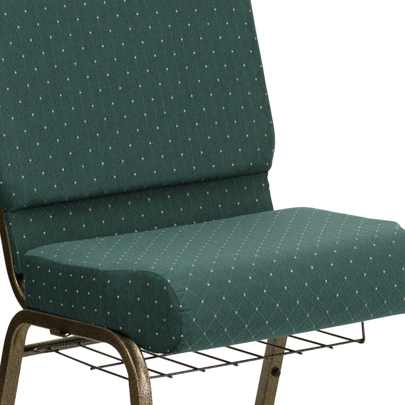 21"W Church/Reception Guest Chair with Communion Cup Book Rack