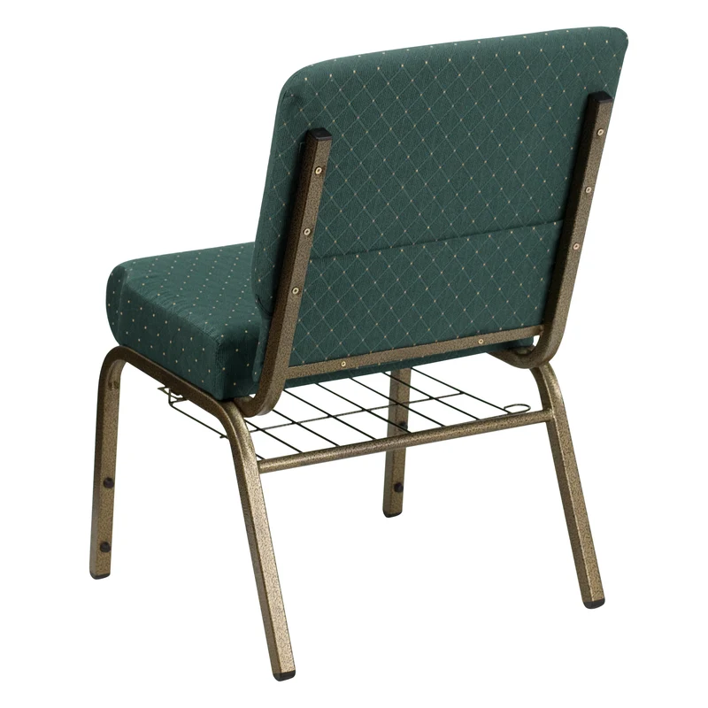 21"W Church/Reception Guest Chair with Communion Cup Book Rack