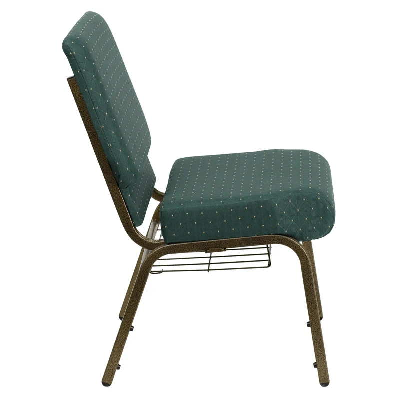 21"W Church/Reception Guest Chair with Communion Cup Book Rack