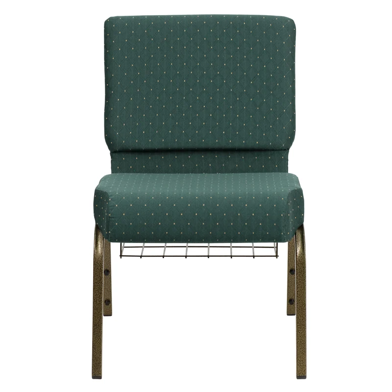 21"W Church/Reception Guest Chair with Communion Cup Book Rack
