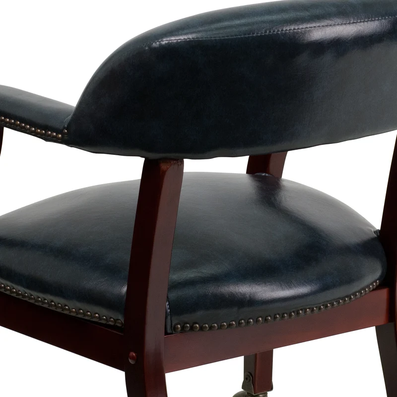 Conference Chair with Accent Nail Trim and Casters