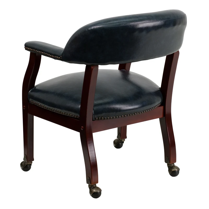 Conference Chair with Accent Nail Trim and Casters