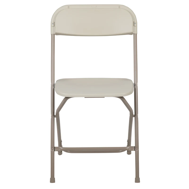 Set of 6 Stackable Folding Plastic Chairs - 650 LB Weight Capacity
