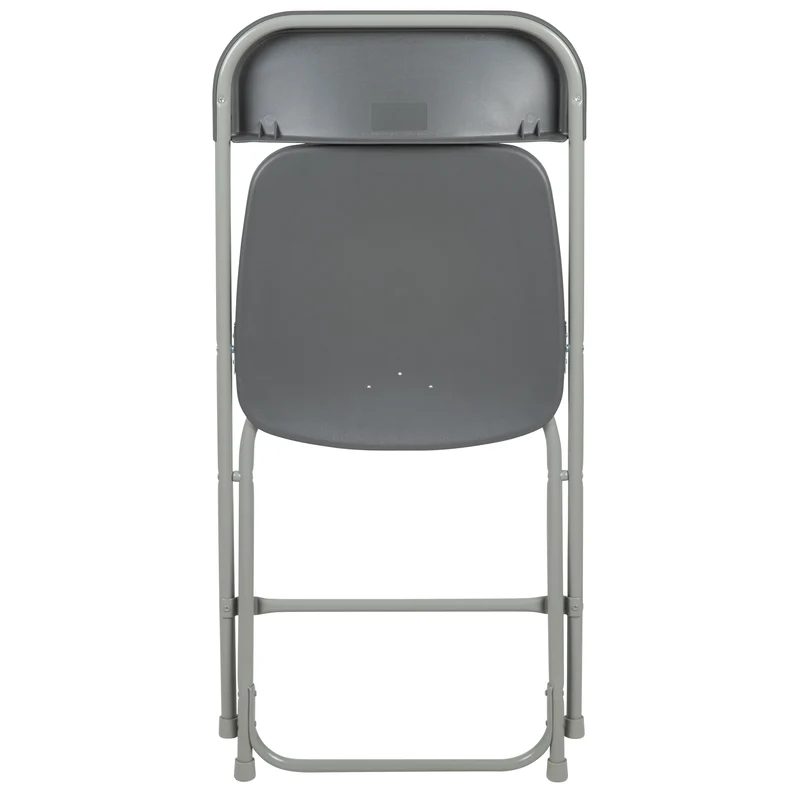 Set of 6 Stackable Folding Plastic Chairs - 650 LB Weight Capacity