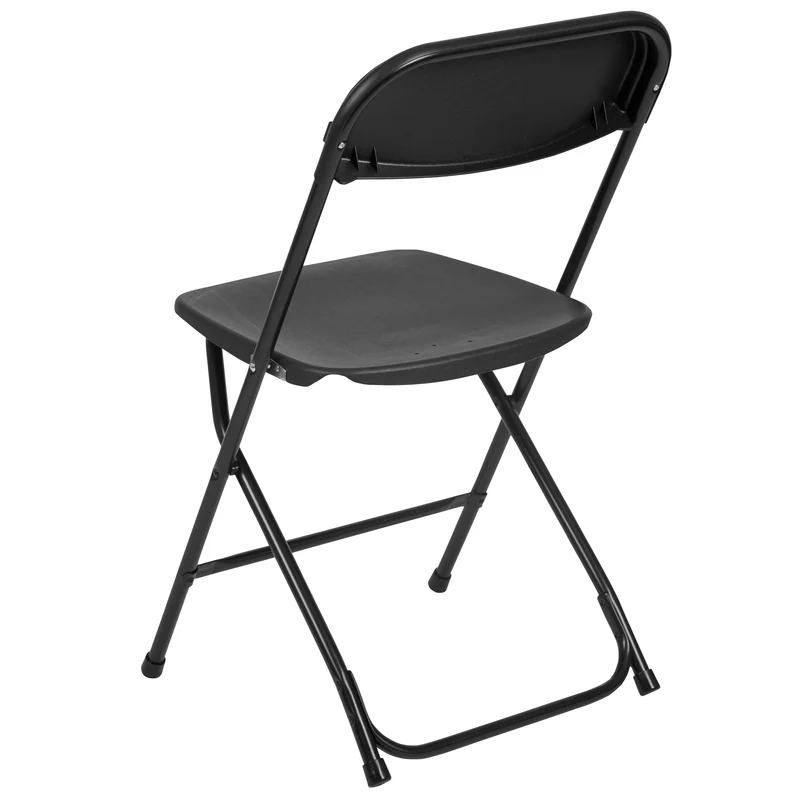 Plastic Folding Chair - 4 Pack 650LB Weight Capacity