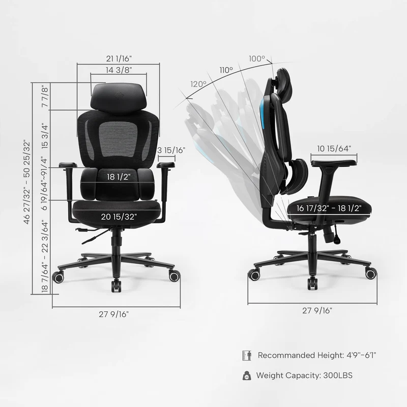 Typhon II Hybrid Ergonomic Gaming Chair