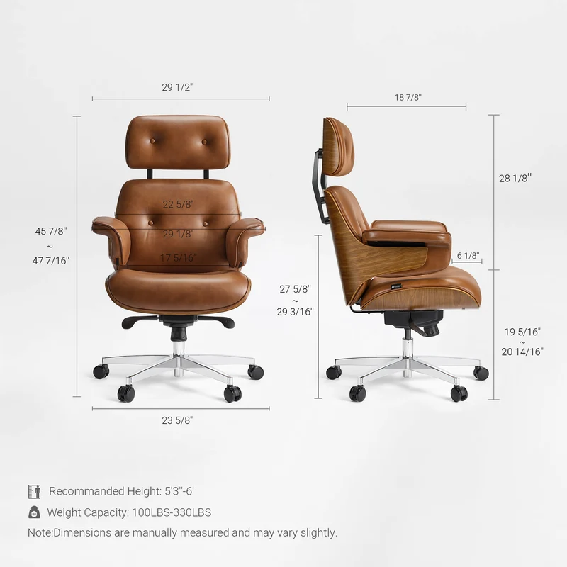 Mathias, Napa Leather Executive Office Chair