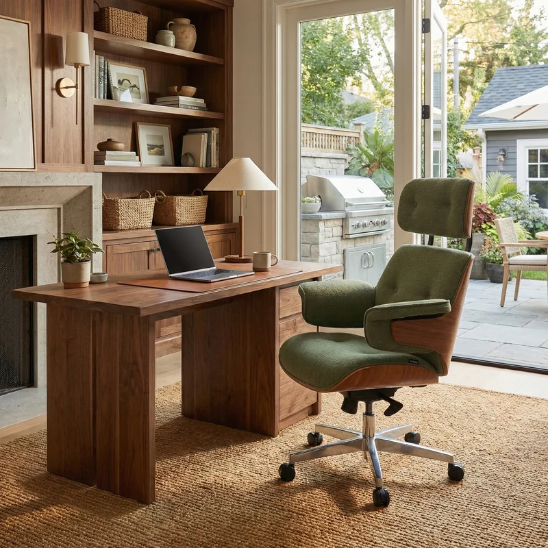 Mathias, Napa Leather Executive Office Chair