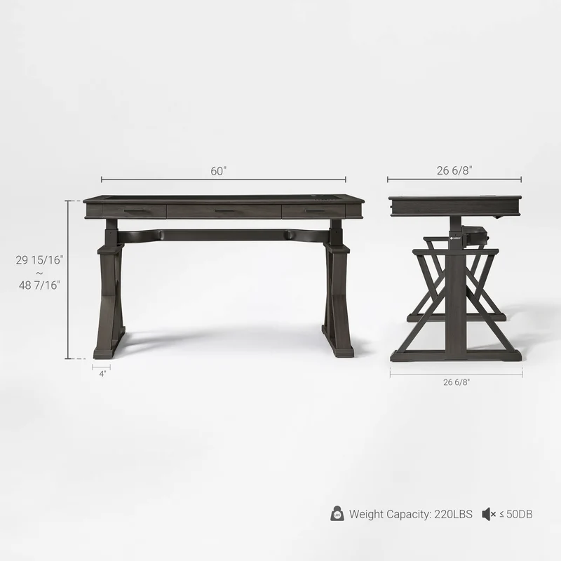 Ark X Executive Standing Desk (60"x26")