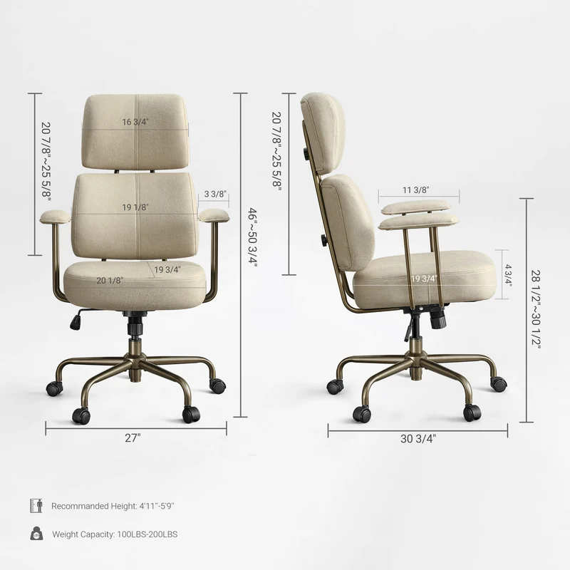Cameron, Ultra Soft Cushion Adjustable Office Chair