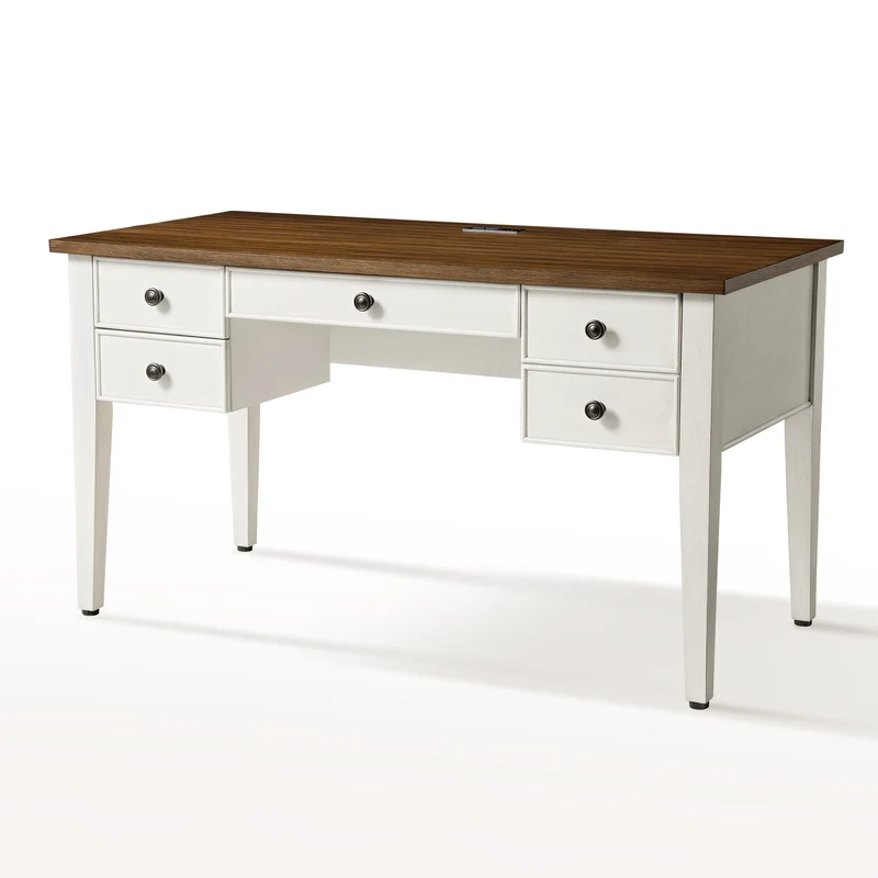 Farmhouse Office Desk with Drawers