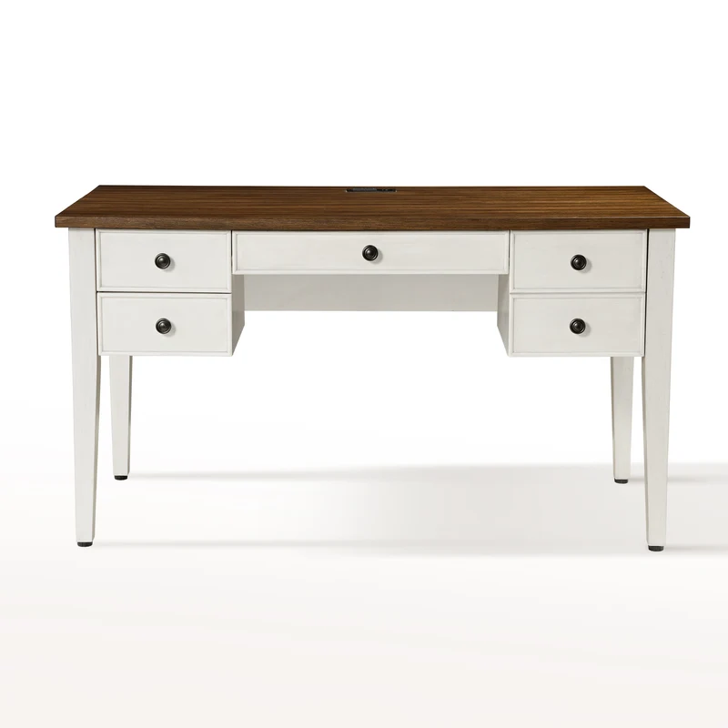 Farmhouse Office Desk with Drawers