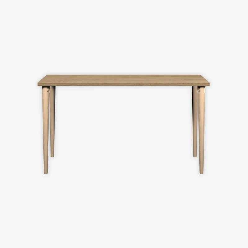 MultiDesk | 4 Eichenfüße, Maße: H 740 x B 1400 x T 600 mm