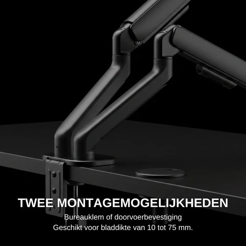 Game Hero® Dubbele Monitorarm