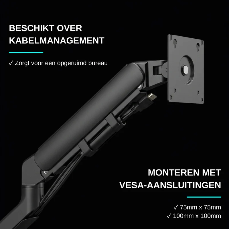 Monitor arm 17-32 inches