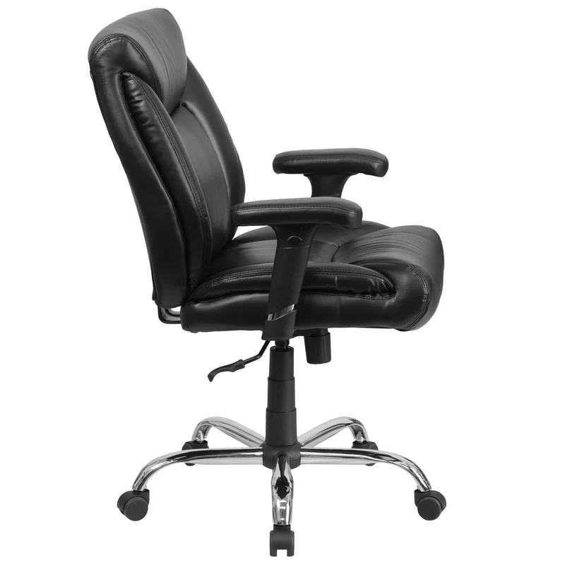 400 lb. Big & Tall Mid-Back Deep Tufted Ergonomic Task Office Chair & Arms