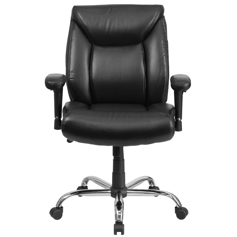 400 lb. Big & Tall Mid-Back Deep Tufted Ergonomic Task Office Chair & Arms
