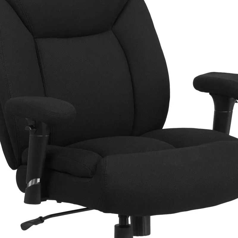 400 lb. Big & Tall Mid-Back Deep Tufted Ergonomic Task Office Chair & Arms
