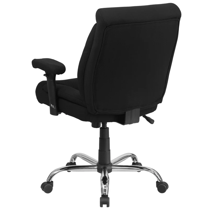 400 lb. Big & Tall Mid-Back Deep Tufted Ergonomic Task Office Chair & Arms