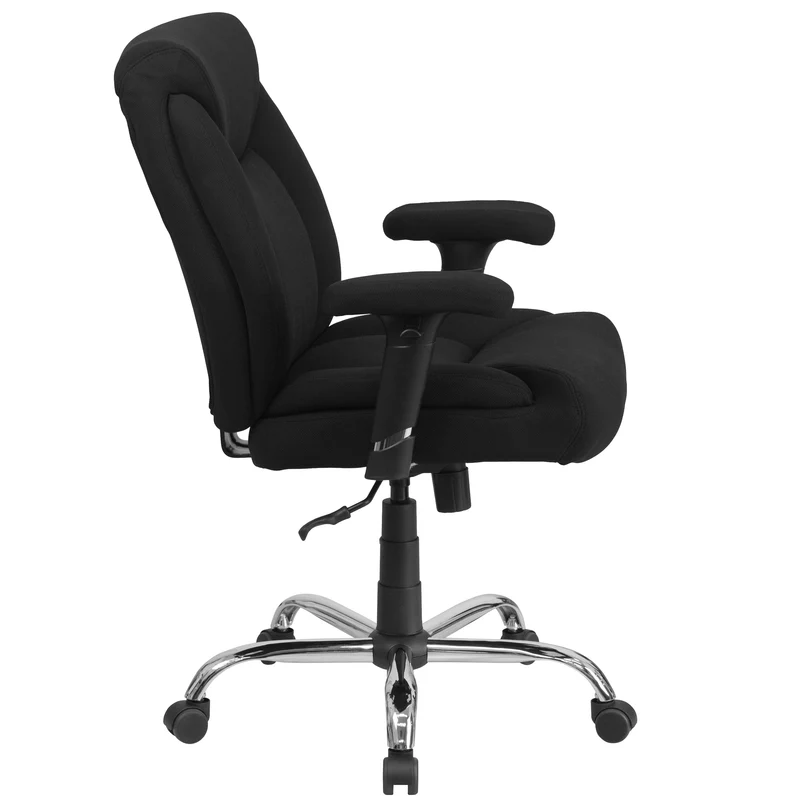 400 lb. Big & Tall Mid-Back Deep Tufted Ergonomic Task Office Chair & Arms