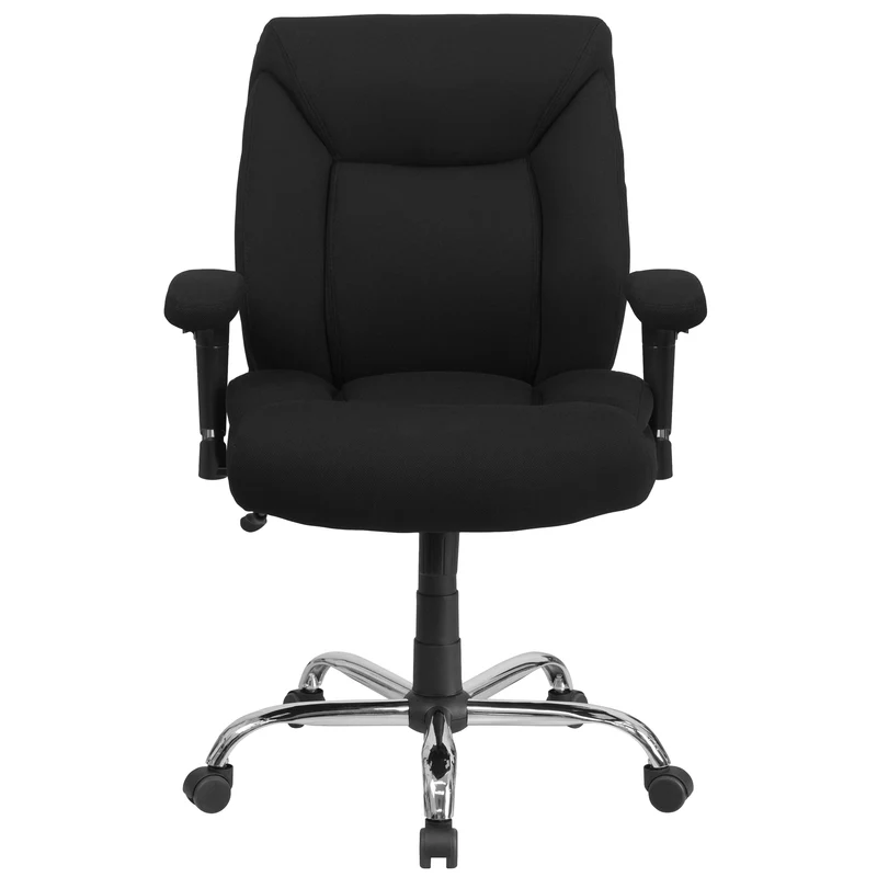 400 lb. Big & Tall Mid-Back Deep Tufted Ergonomic Task Office Chair & Arms