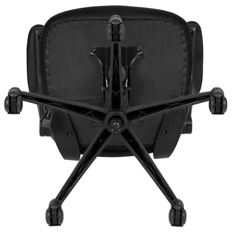 Mid-Back Mesh Swivel Ergonomic Task Office Chair with Flip-Up Arms