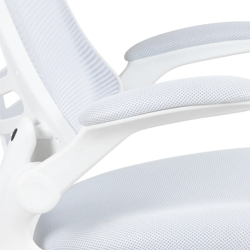 Mid-Back Mesh Swivel Ergonomic Task Office Chair with Flip-Up Arms