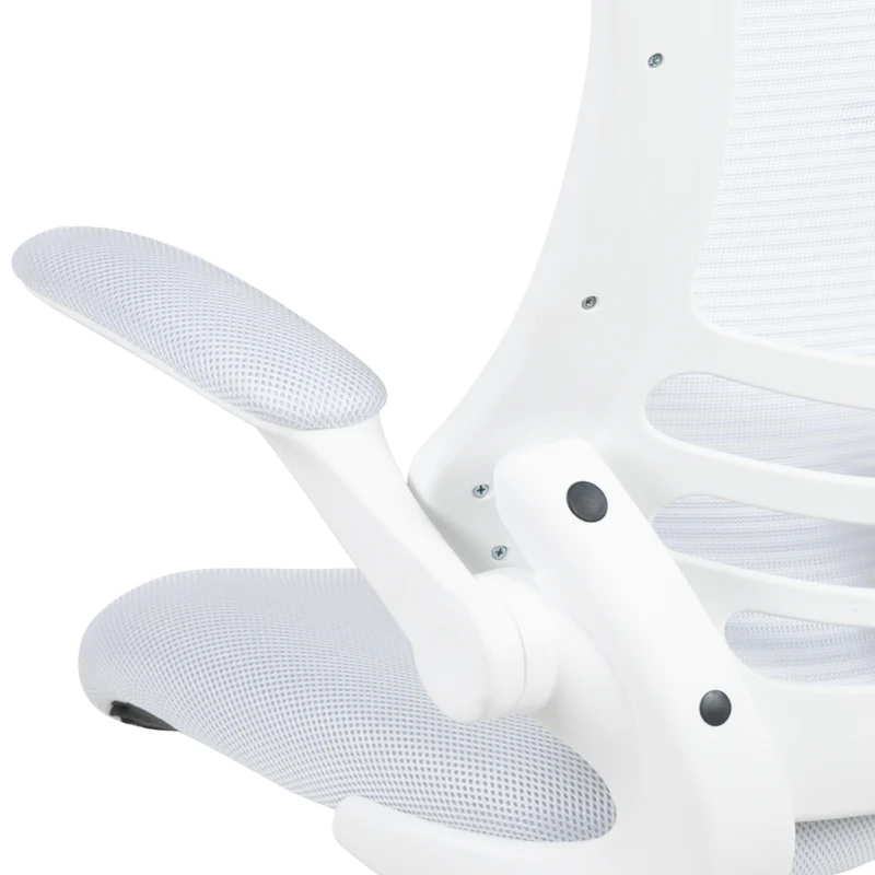 Mid-Back Mesh Swivel Ergonomic Task Office Chair with Flip-Up Arms