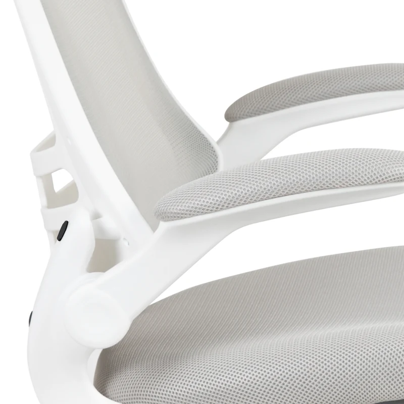 Mid-Back Mesh Swivel Ergonomic Task Office Chair with Flip-Up Arms