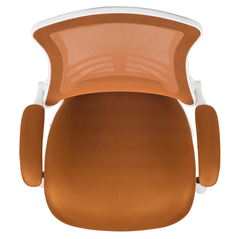 Mid-Back Mesh Swivel Ergonomic Task Office Chair with Flip-Up Arms
