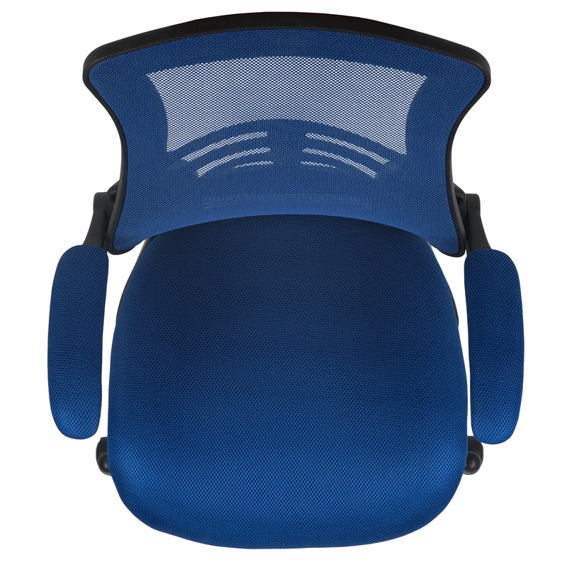 Mid-Back Mesh Swivel Ergonomic Task Office Chair with Flip-Up Arms